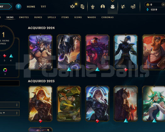 TR Gold 1 | 11 Kostüm - 55 Hero | LoL Hesap