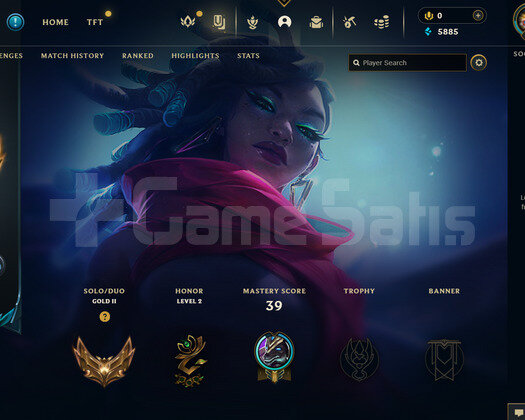 TR Gold 2 | 6 Kostüm - 33 Hero | LoL Hesap