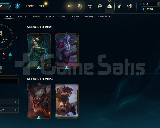 TR Unranked | 4 Kostüm - 28 Hero | LoL Hesap