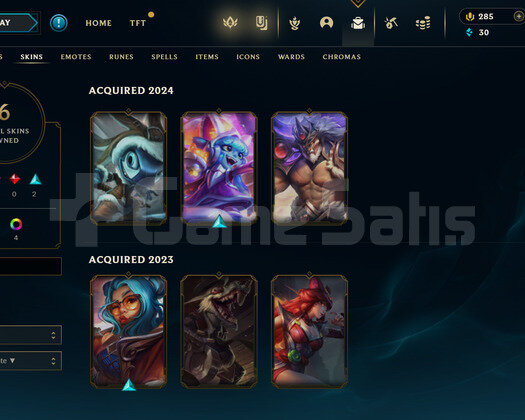 TR Unranked | 6 Kostüm - 34 Hero | LoL Hesap