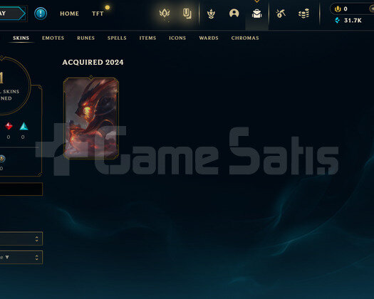 TR Unranked | 1 Kostüm - 31K Mö | LoL Hesap