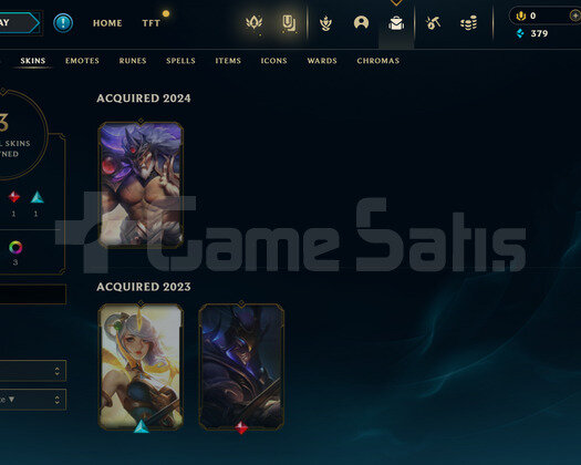 TR Unranked | 3 Kostüm - 34 Hero | LoL Hesap