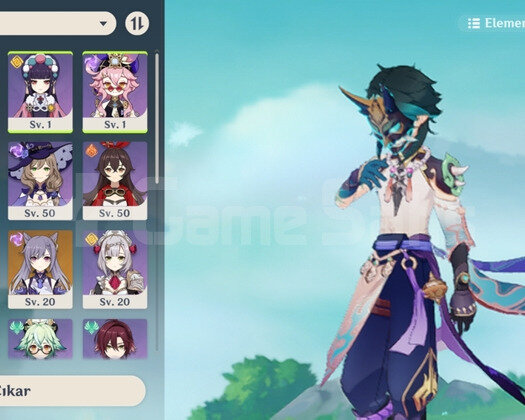 7x5 yae miko xiao Chiori