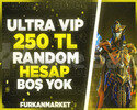 |DOPDOLU| 250TL PUBG RANDOM HESAP ULTRAVİP++++