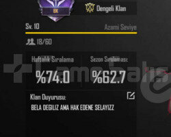 10 SEVİYE KLAN 5 DAKİKADA TESLİMAT