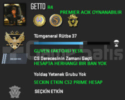 PREMIER ACIK | CSGO PRIME | GUVEN FAKTORU YESIL
