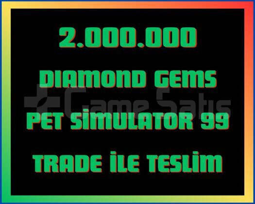 2M Gems Pet Simulator 99