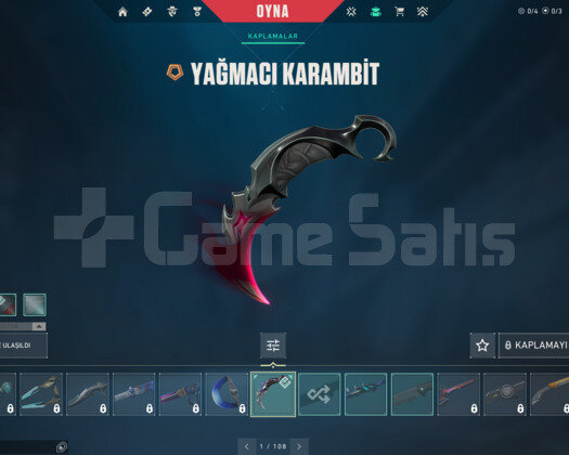 YAĞMACI KARAMBİT/KAOS/BLASTX E-POSTA HESAP