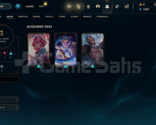 TR Unranked | 3 Kostüm - 38 Hero | LoL Hesap