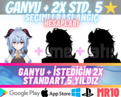 EU | MR10 Ganyu + 2x Seçimli STD 5 Yıldız