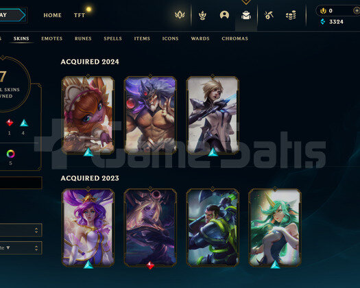 TR Plat 3 | 7 Kostüm - 51 Hero | LoL Hesap