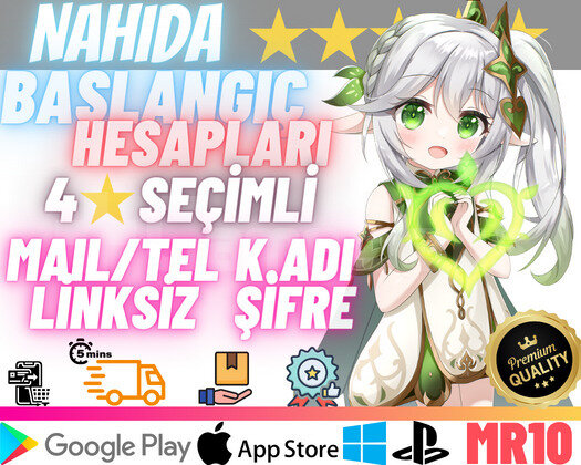 EU | MR10 Nahida - Temiz Başlangıç Hesapları