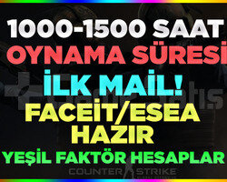 CS2 1000 - 1500 SAAT FACEİT HAZIR HESAPLAR