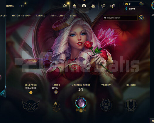 TR Unranked | 1 Kostüm - 27 Hero | LoL Hesap
