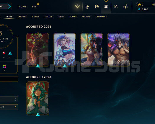 TR Plat 2 | 5 Kostüm - 37 Hero | LoL Hesap