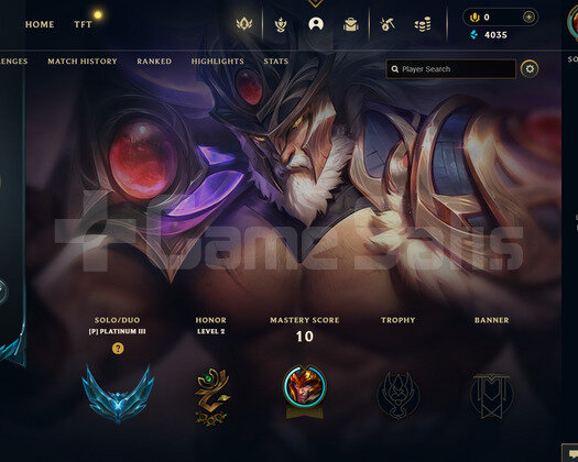 TR Plat 3 | 1 Kostüm - 23 Hero | LoL Hesap