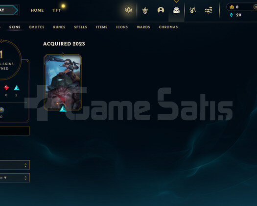 TR Gold 1 | 1 Kostüm - 29 Hero | LoL Hesap