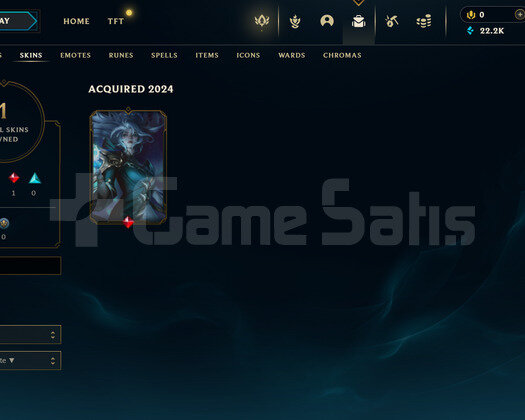 TR Gold 1 | 1 Kostüm - 22K Mö | LoL Hesap