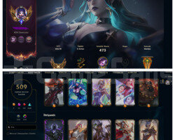 LOL+VALO+TFT 509 SKİN ELİT HESAP