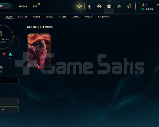 TR Gold 1 | 1 Kostüm - 15K Mö |LoL Hesap
