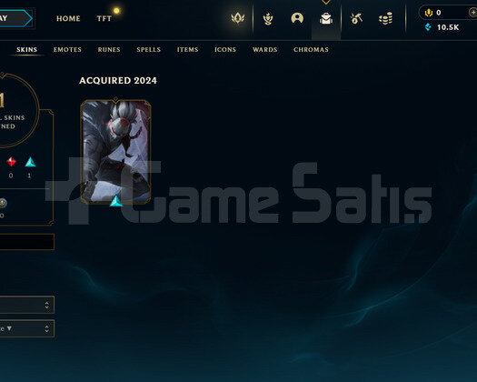 TR Gold 1 | 1 Kostüm - 10K Mö | LoL Hesap