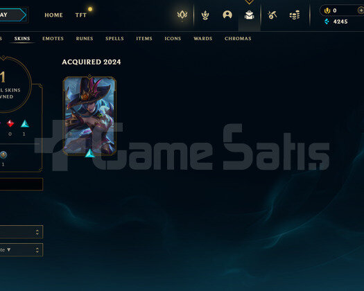 TR Gold 2 | 1 Kostüm - 24 Hero |LoL Hesap