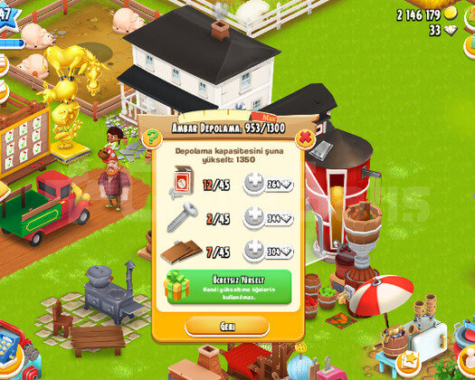 47 LEVEL 3450 AGİL 1300 AMBAR DEPOLU KALIP HESABİ