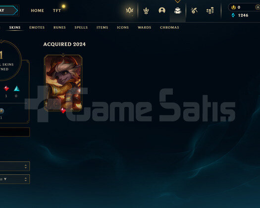 TR Gold 4 | 1 Kostüm - 30 Hero | LoL Hesap
