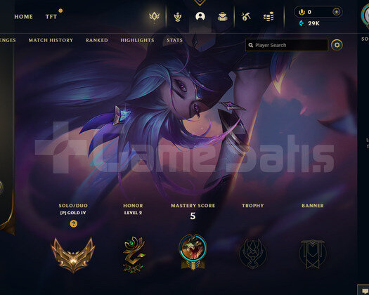 TR Gold 4 | 3 Kostüm - 29K Mö | LoL Hesap