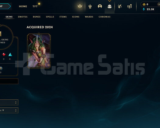 TR Gold 4 | 1 Kostüm - 23K Mö | LoL Hesap