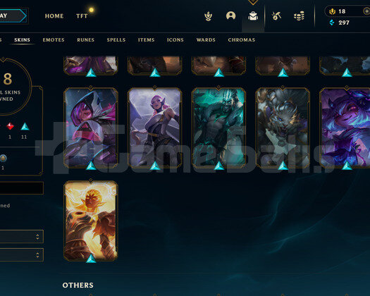 TR Gold 4 | 18 Kostüm - 34 Hero | LoL Hesap
