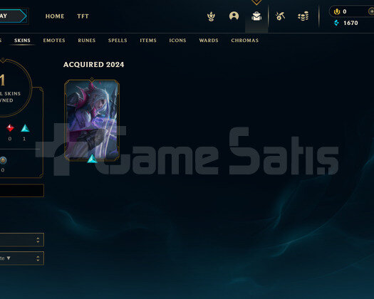 TR Unranked | 1 Kostüm - 25 Hero| LoL Hesap