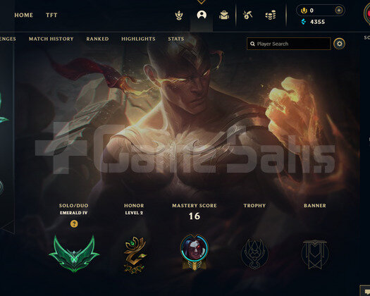 TR Zümrüt 4 | 3 Kostüm - 35 Hero | LoL Hesap
