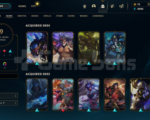 TR Zümrüt 4 | 9 Kostüm - 32 Hero | LoL Hesap