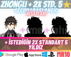 EU | MR10 Zhongli + 2x Seçimli STD 5 Yıldız