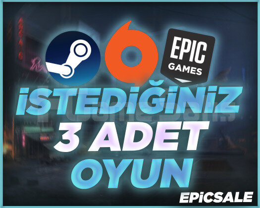 İSTEDİĞİNİZ 3 OYUN + SINIRSIZ DESTEK