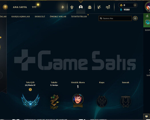 LOL TR PLAT4 FRESH ACC+45