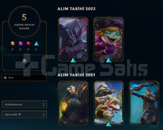 EUW HANDMADE LOL HESABI
