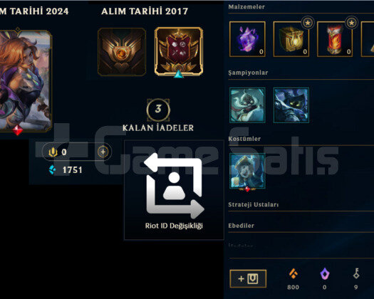 MAİL ONAYSIZ 2017 KURULUM LOL HESABI