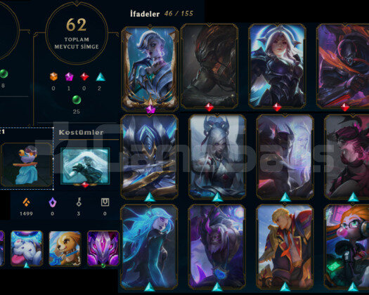 DEMİR 4 0 LP PRESTİJLİ 92 LVL LOL HESABI
