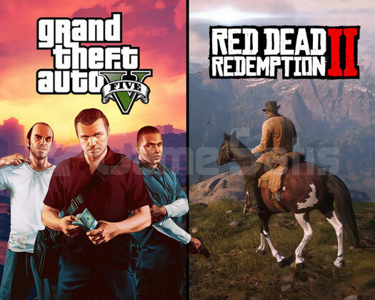 GTA V + Red Dead Redemption 2 + GARANTİ