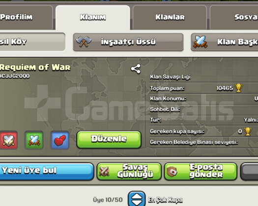 16 Level İngilis isimli klan