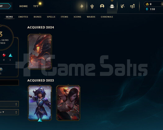 TR Unranked | 3 Kostüm - 23 Hero | LoL Hesap