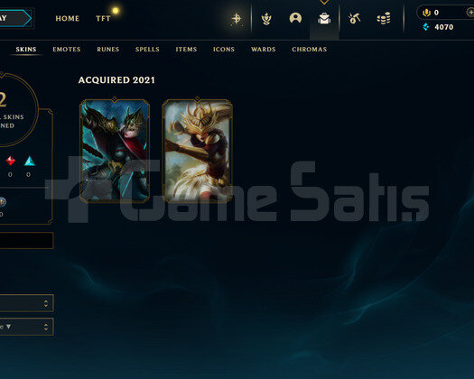 TR Unranked | 2 Kostüm - 24 Hero | LoL Hesap