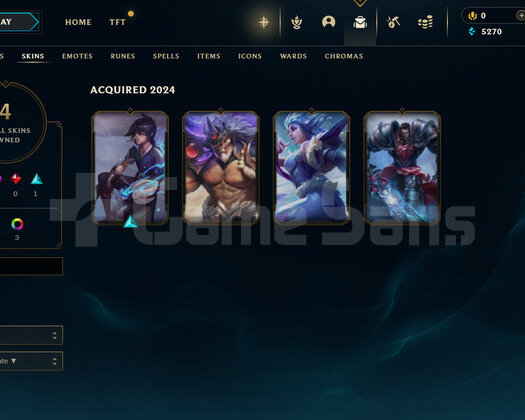TR Gold 1 | 4 Kostüm - 36 Hero | LoL Hesap