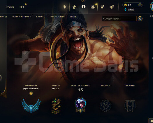 TR Plat 3 | 11 Kostüm - 41 Hero | LoL Hesap