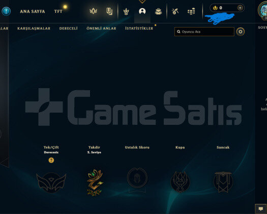 UNRANKED +37.000 MAVİ ÖZ 30 LVL SMURF FRESH HESAP