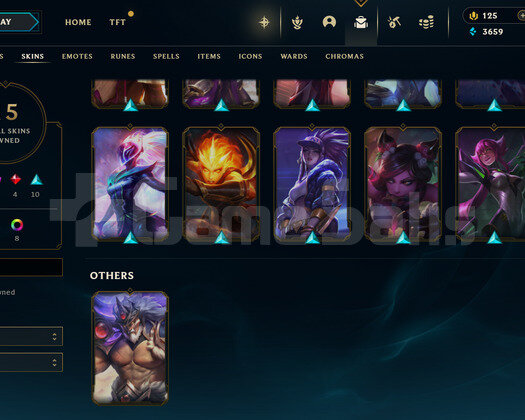 TR Zümrüt 3 | 15 Kostüm - 55 Hero | LoL Hesap