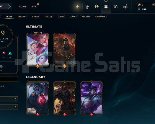 EUW 113 LEVEL -60 HERO 39 KOSTÜM HANDMADE HESAP