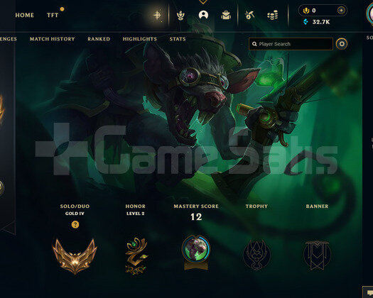 EUW Gold 4 | 20 Hero - 32K Mö | LoL Hesap